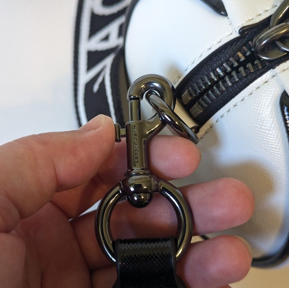 Marc Jacobs Black White Mini Barrel Bag - Picture 9 of 9